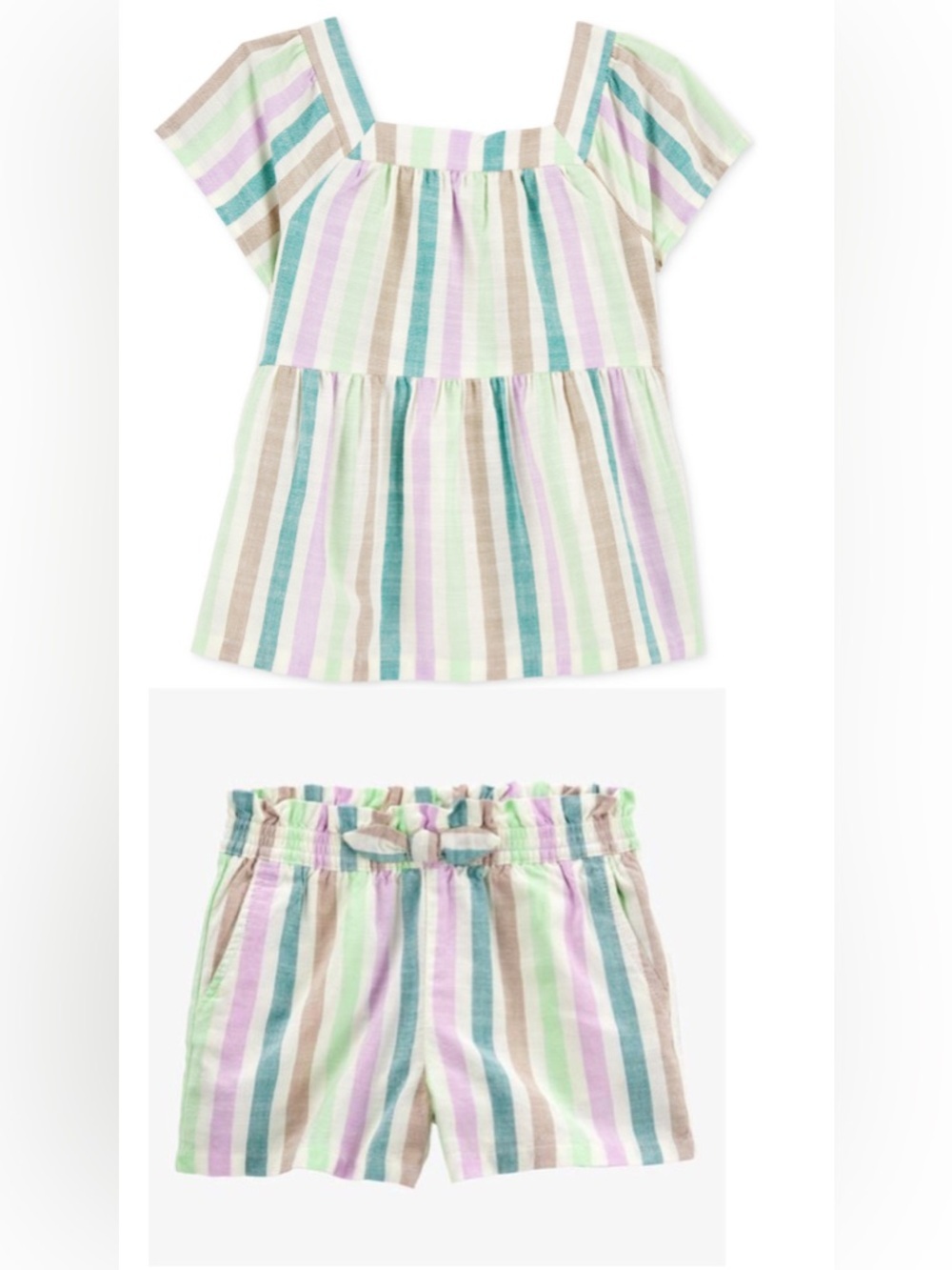 Carter's Toddler 2 PC outfits for Toddlers Shorts and Shirt Set
